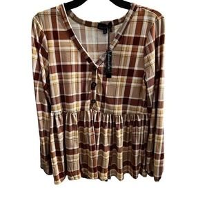 Allison Andrew’s NWT Babydoll top M